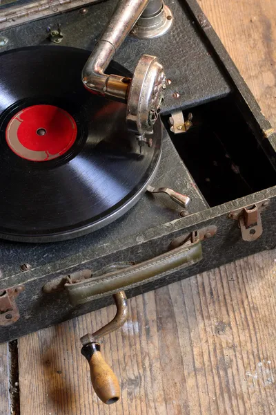 Stary gramofon — Zdjęcie stockowe