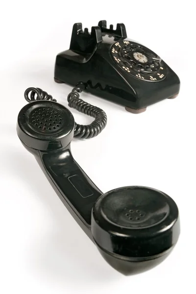 Rotary telephone off the hook — Stock Photo, Image