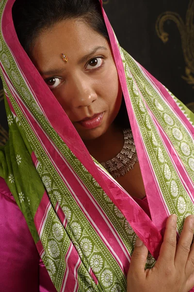 Indisk kvinde - Stock-foto
