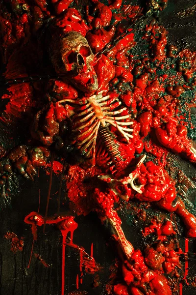 血液和肠子 — 图库照片