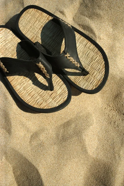 Klapki plażowe — Zdjęcie stockowe