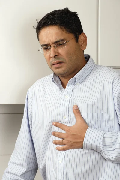 Heartburn pain — Stock Photo, Image