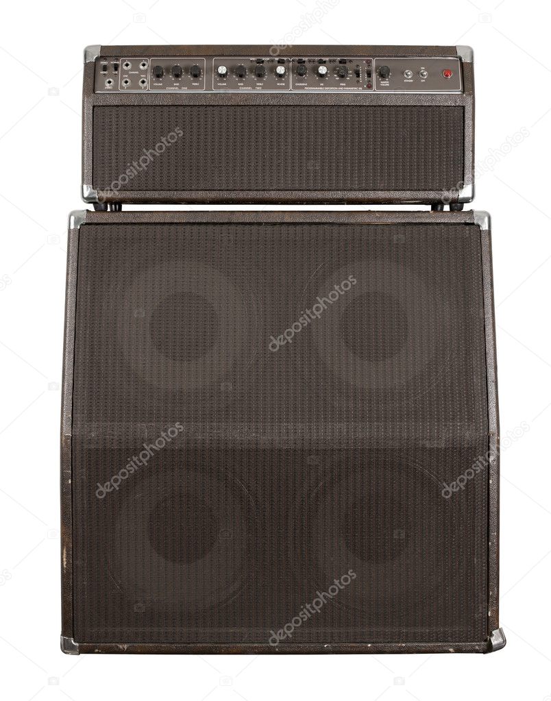 Old guitar amplifier combo
