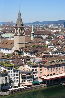 City of Zurich, Switzerland clipart