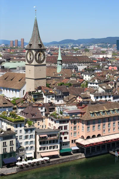Міста Цюрих, Швейцарія — стокове фото