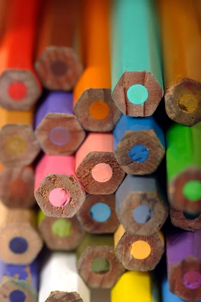 Lápis de coloração termina — Fotografia de Stock