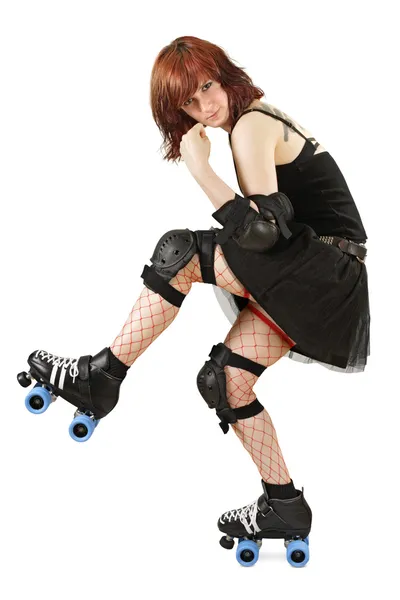 Roller derby meisje — Stockfoto