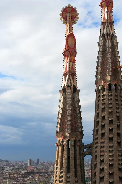 Башни Sagrada Familia — стоковое фото