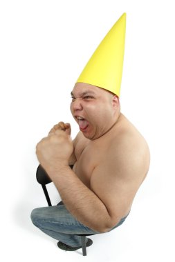 Dunce cap frustration clipart