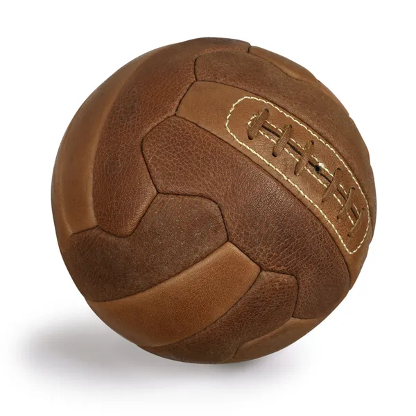 Ретро футбольний м'яч — стокове фото