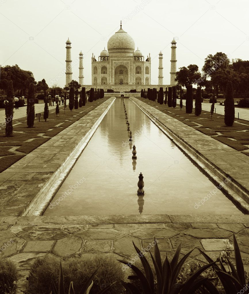 Taj Mahal sepia