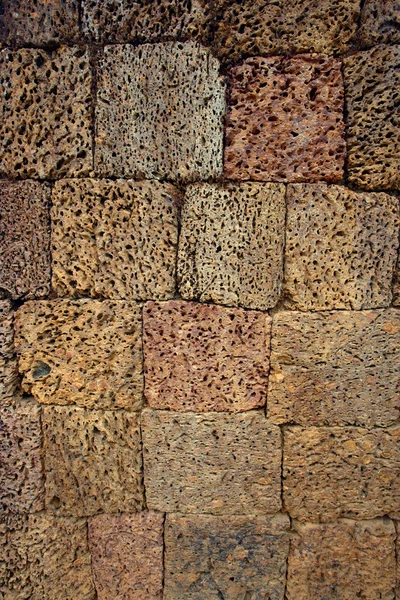 Antico muro di blocco — Foto Stock