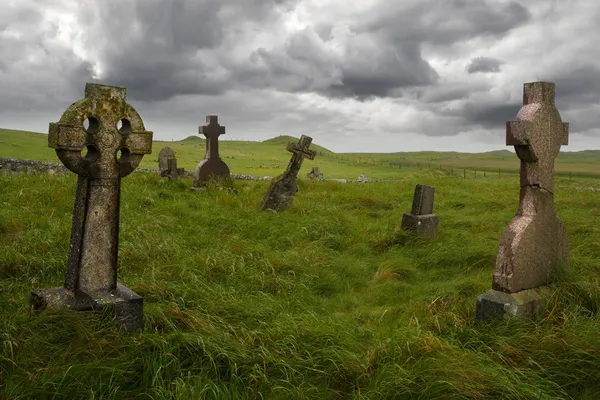 Gamla keltiska gravplats — Stockfoto