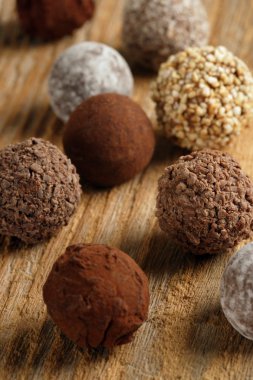 Chocolate truffles clipart