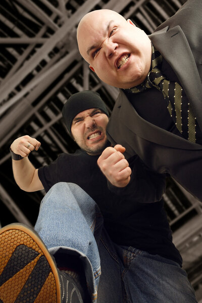 Атака бандитов
