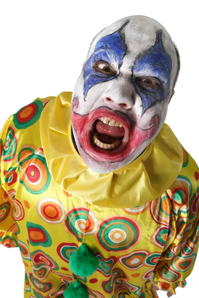Griezelig clown — Stockfoto
