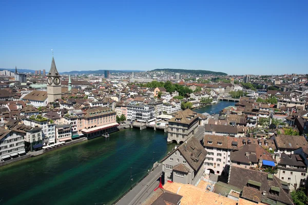Paisaje urbano de Zurich Suiza — Foto de Stock