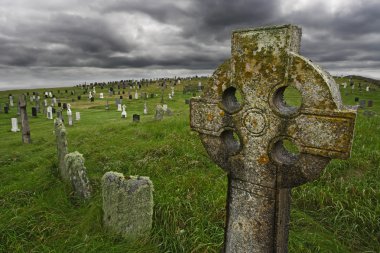 Old Celtic gravesite clipart