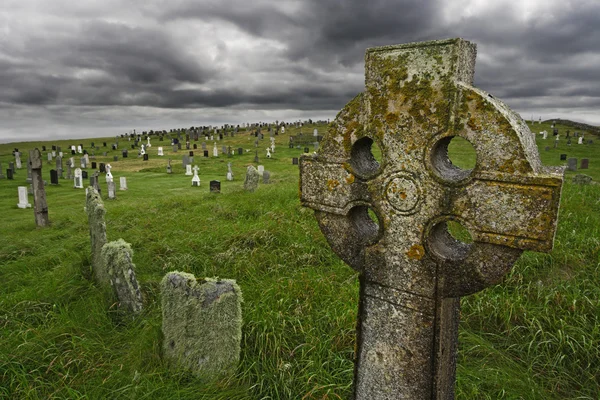 Stary cmentarz celtyckie — Zdjęcie stockowe