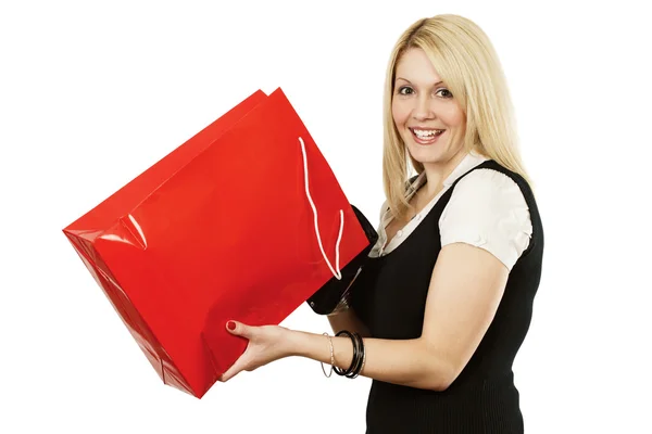 Shopping bag joy — Stock Photo, Image