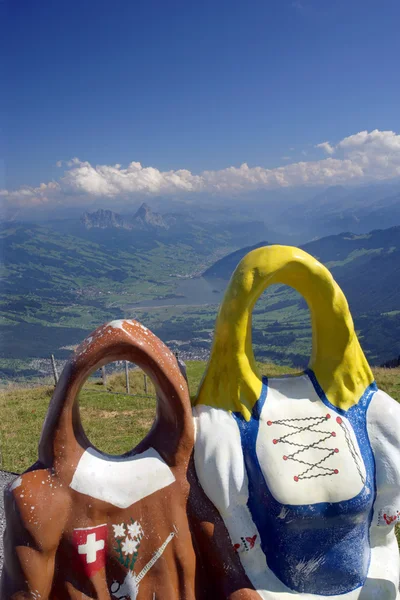 Your face here (in Switzerland) — Stock Photo, Image