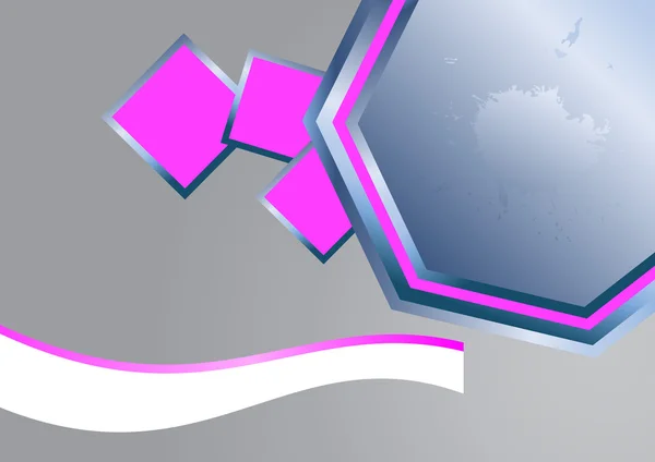 Abstrakt rosa element bakgrund — Stock vektor