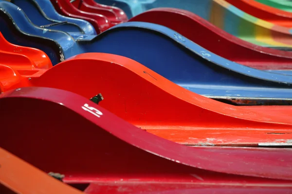 Stock image Colored Boats