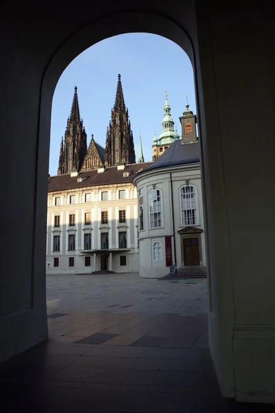 Castelo de Praga Archway — Fotografia de Stock
