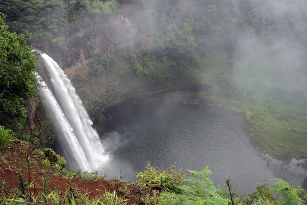 Fantasy island vattenfall — Stockfoto