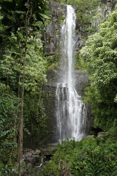 Estrada para a cachoeira de Hana Fotografias De Stock Royalty-Free