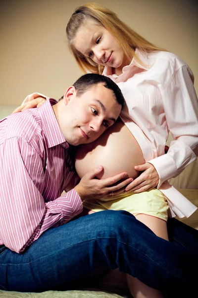 Dois futuros pais — Fotografia de Stock