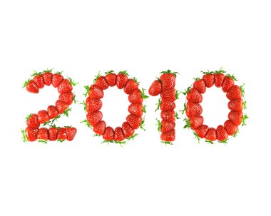 2010 yeni yıl strawberry yapılmış