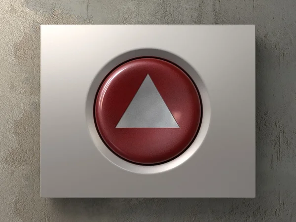 Red Up button — Stock Photo, Image
