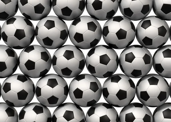 Футбольні м'ячі фону — стокове фото