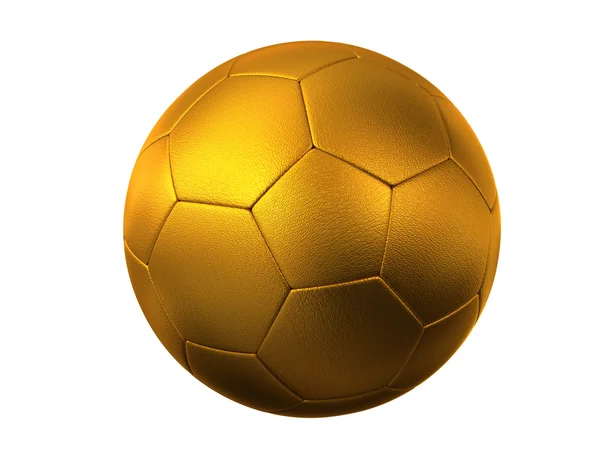 stock image Golden soccer ball