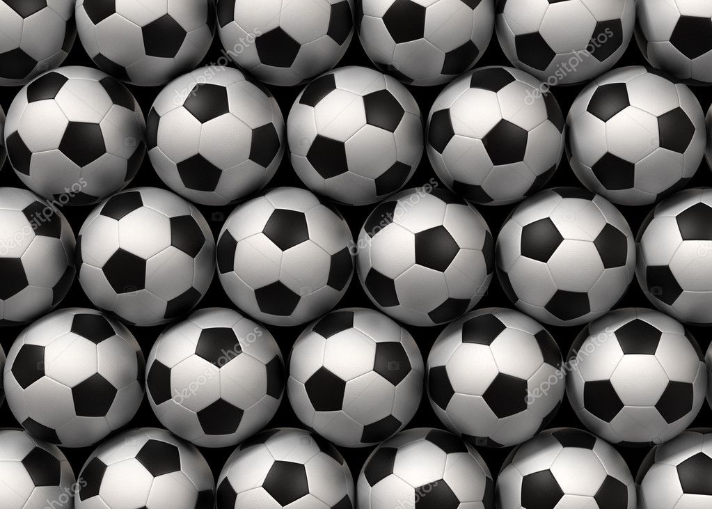 Soccer balls background — Stock Photo © lexaarts #3045268