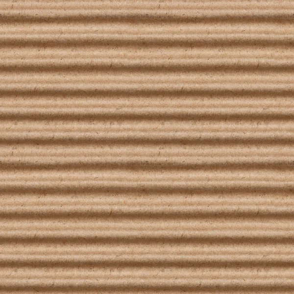 Naadloze textuur van bruin plooit kartonnen ba — Stockfoto