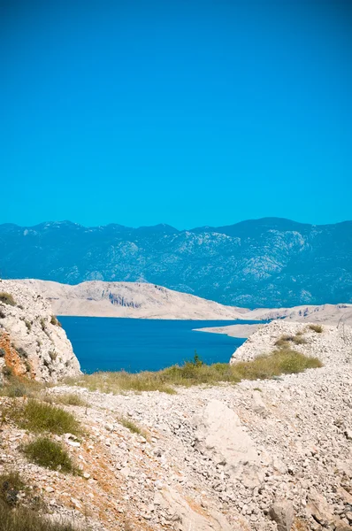 stock image Panorama of the beautiful bay and mountains