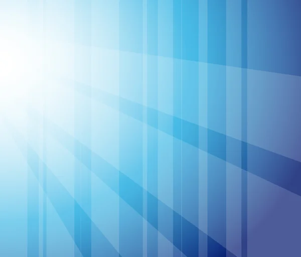 Blauwe abstracte compositie — Stockvector