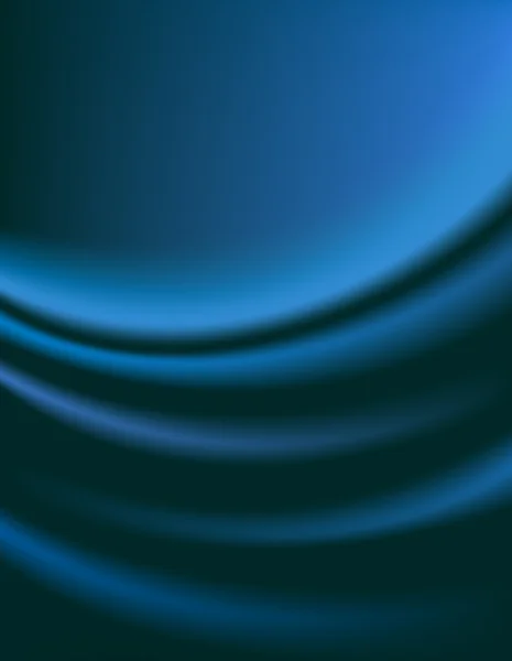 Hladké tmavě modrá opona pro pozadí — Stockový vektor