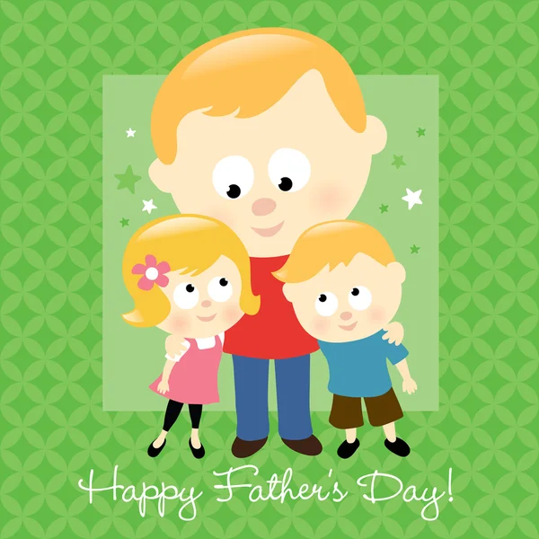 Happy Father's Day - Blond — Stockvector