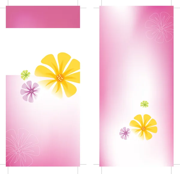 Modèle de brochure de carte de support — Image vectorielle