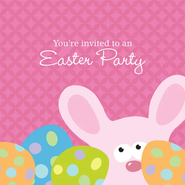 Easter Invite Template — Stock Vector