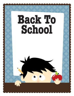 8.5x11 School Template clipart