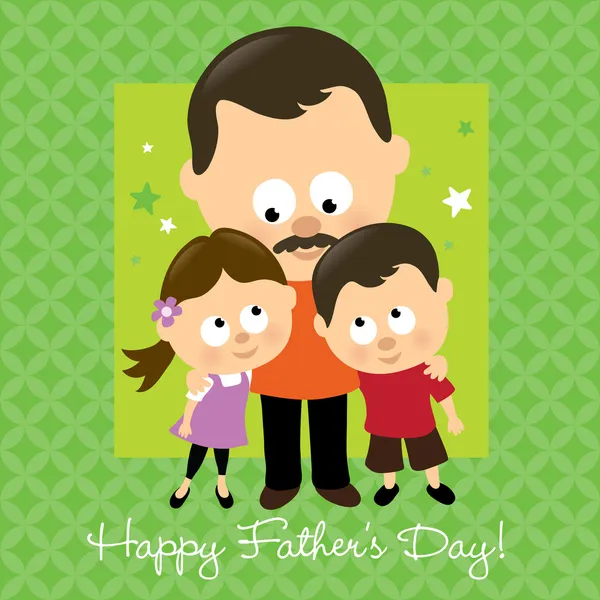 Ευτυχισμένος Πατέρες ημέρα Ισπανόφωνος — Διανυσματικό Αρχείο
