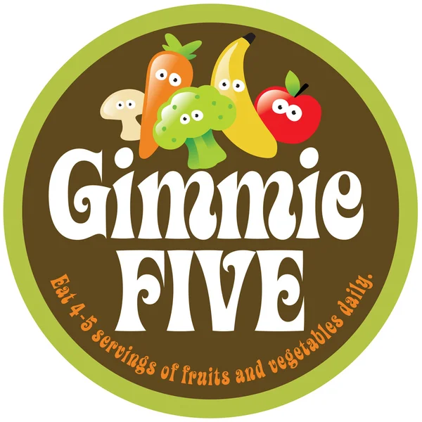 Gimmie Cinco Promoción — Vector de stock