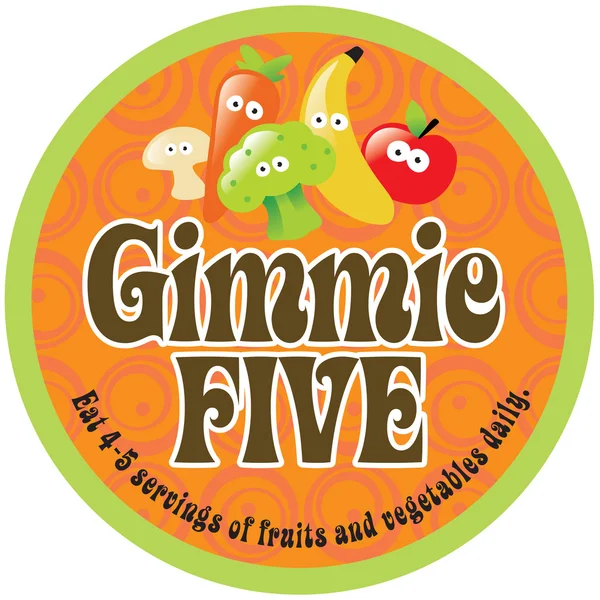 Promo Gimmie Five — Image vectorielle