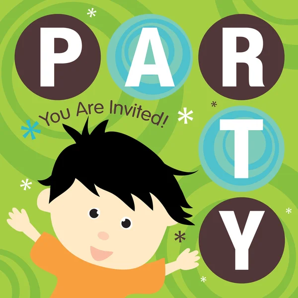 Party Invitation — Stock Vector