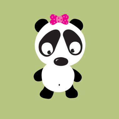 Sad Panda clipart