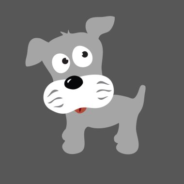 Schnauzer puppy 2 clipart